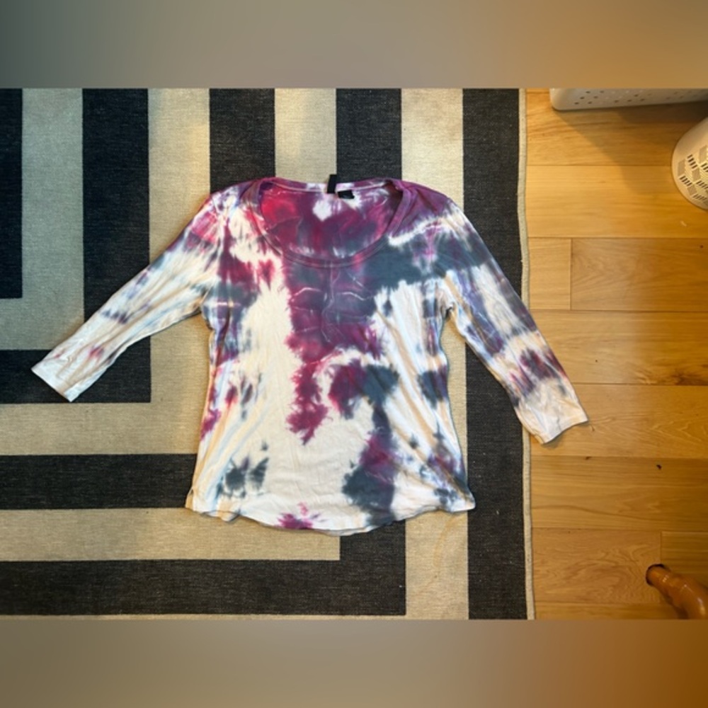Cynthia Rowley tie-dyed crew neck t